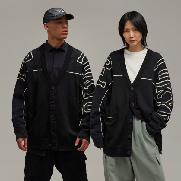 Cardigan Graphic Knit Y-3 - Preto adidas | adidas Brasil