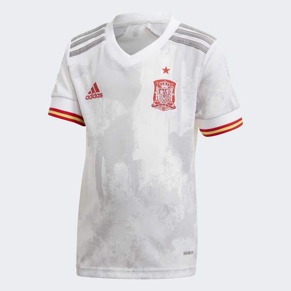 Weiss Spanien Mini-Auswärtsausrüstung