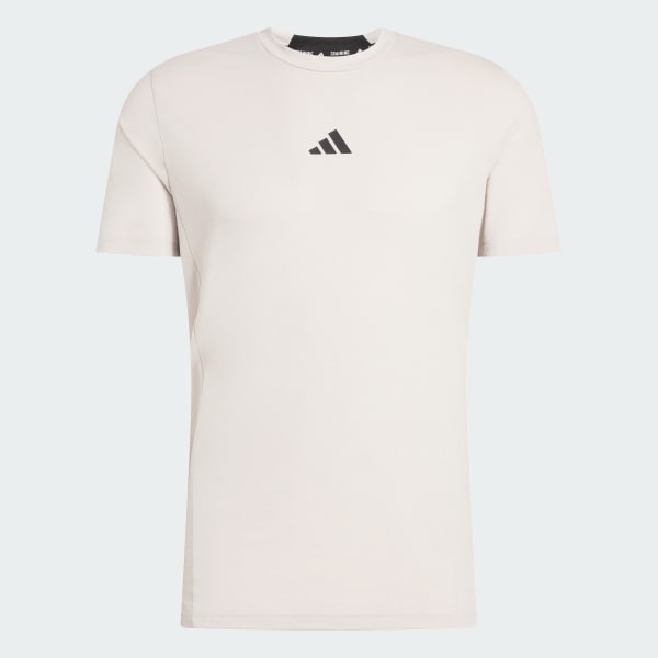 Μπεζ Designed for Training Workout Tee