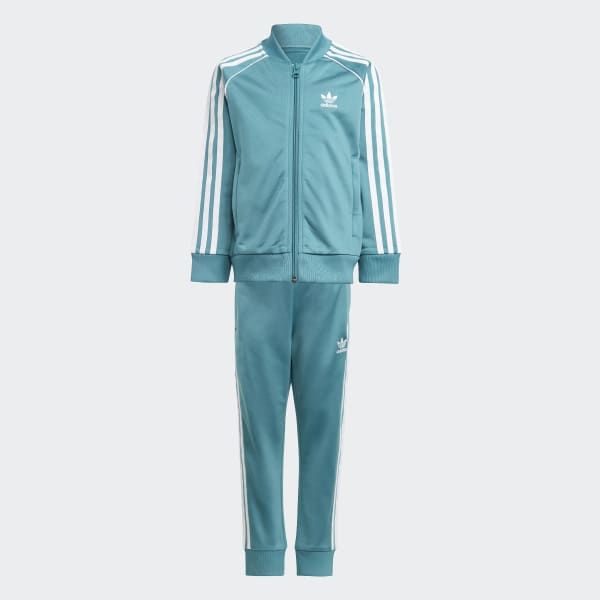 Turquoise top adidas tracksuit