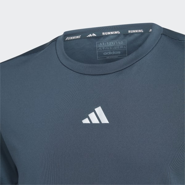 Turkusowy Running AEROREADY 3-Stripes Tee