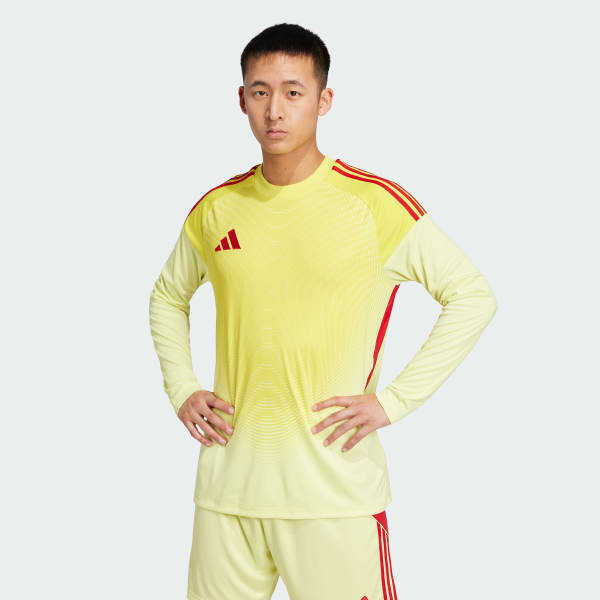 Yellow Tiro 25 Competition Goalkeeper Long Sleeve Jersey