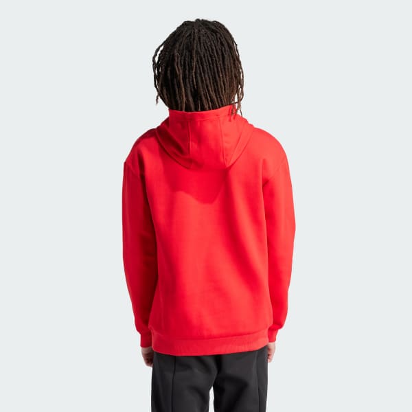 Vermelho Moletom Capuz Future Icons Badge of Sport