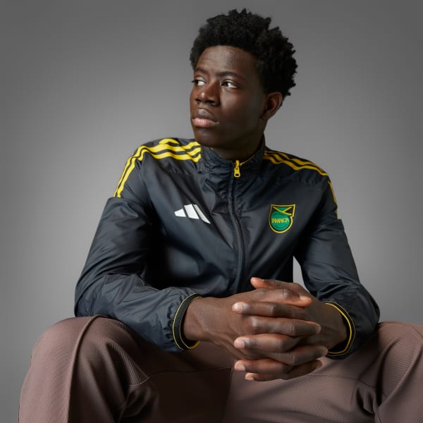 adidas Jamaica Anthem Jacket - Yellow | Free Shipping with