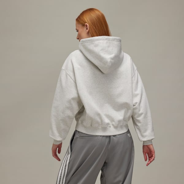 Y3 grey hoodie outlet