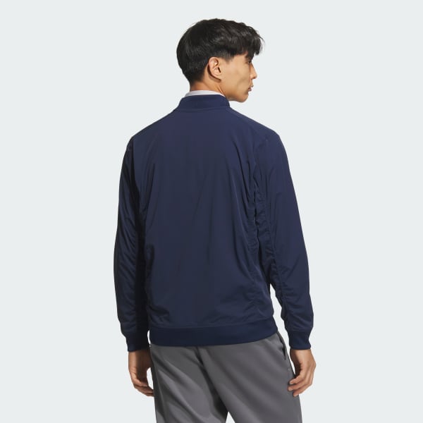 Blue Long Sleeve Full-Zip Jacket