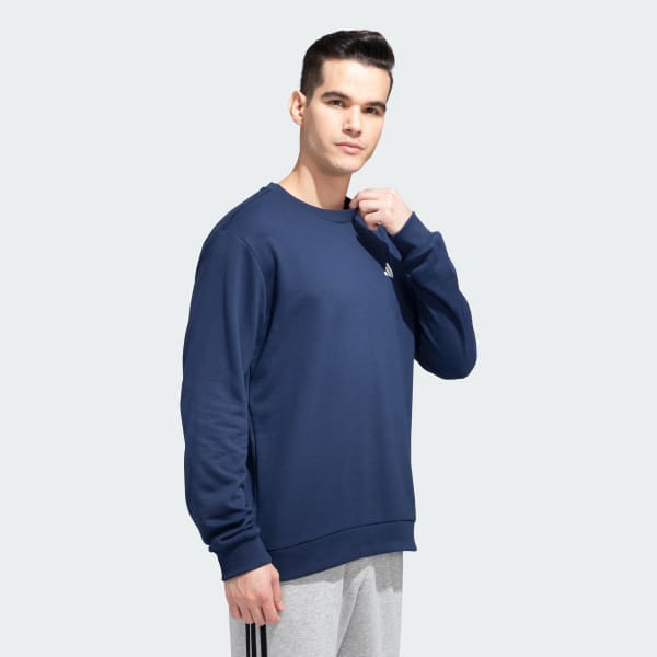 Blue Crewneck Logo Sweatshirt
