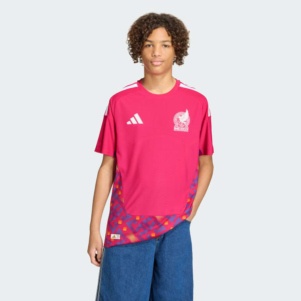 Rosa Jersey Local de Arquero Selección Nacional de México 26 para Niños