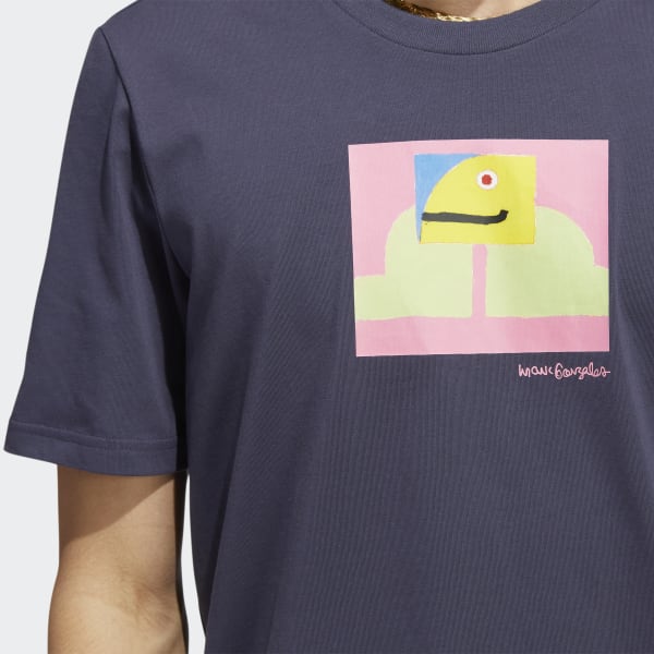 Blue Shmoofoil Painted T-Shirt ZR057