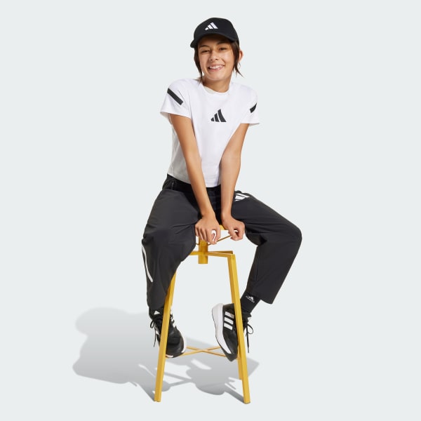 Putih Tee Fit Crop Anak adidas Z.N.E.