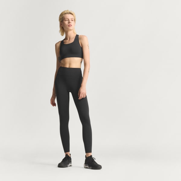 Black Optime Power High Support Bra
