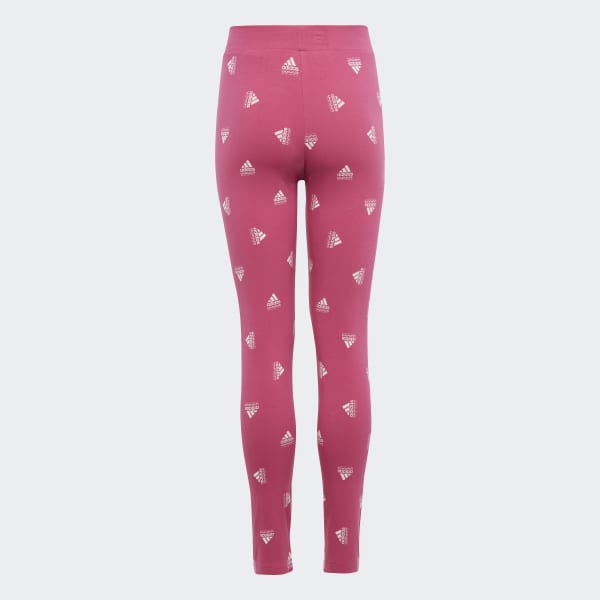 Rosa Mallas de Algodón Estampadas Brand Love Corte Medio