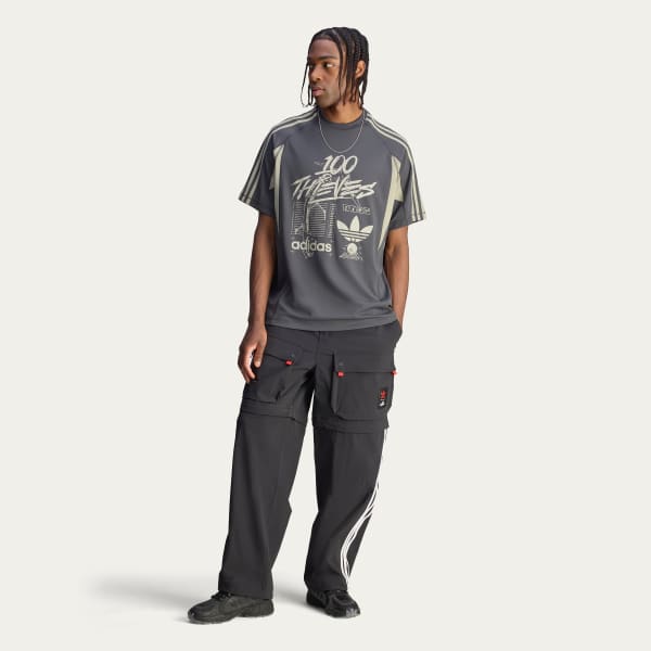 Grey 100 Thieves Tee
