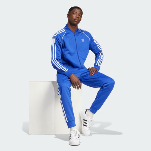 adidas Adicolor Classics SST Track Jacket - Blue | Free