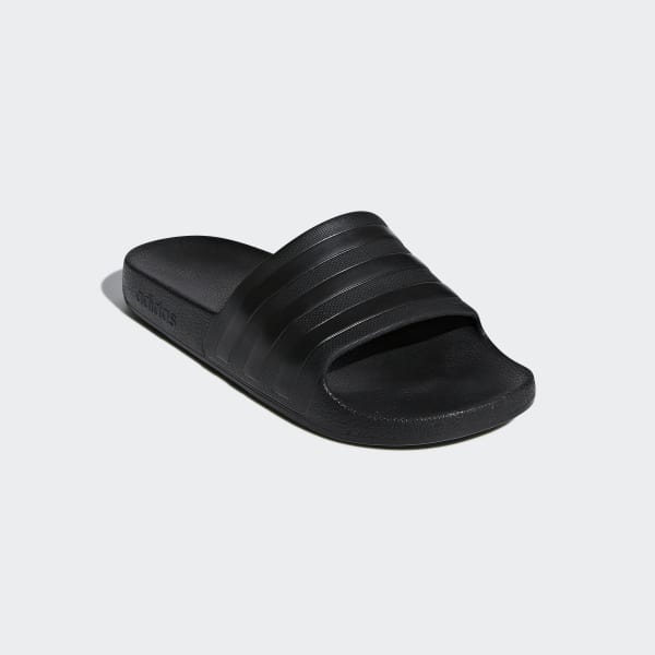 Adilette Core Black Aqua Slides | Lifestyle | adidas UK