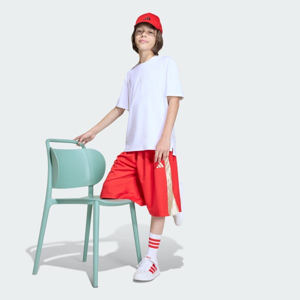 Red Stadium Mesh Short