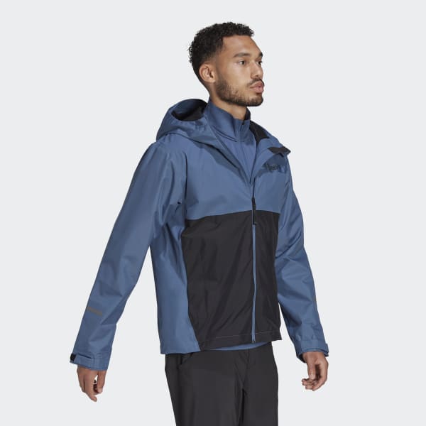 Niebieski Terrex Multi RAIN.RDY 2-Layer Rain Jacket