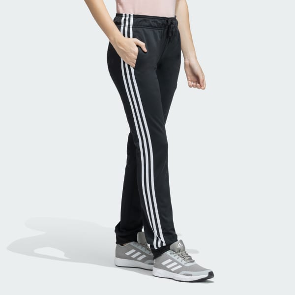 Black 3 STRIPES TAPERED TRICOT PANTS