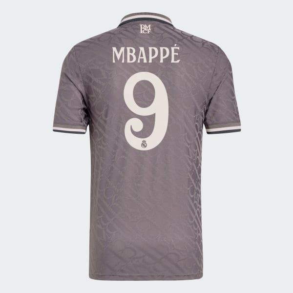 adidas Real Madrid Kylian Mbappe 24 25 Authentic Third Jersey Brown Free Shipping with adiClub adidas US