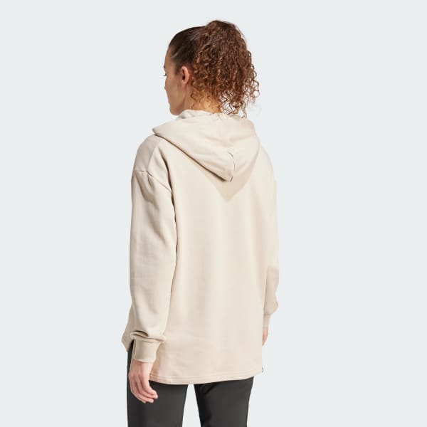 Beige Polera con Capucha Terrex