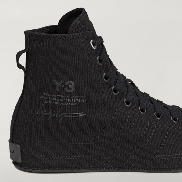 adidas Y-3 Nizza Hi - Black | Free Shipping with adiClub adidas Y-3 Nizza Hi - Black | Free Shipping with adiClub