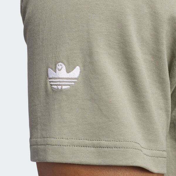 adidas Heavyweight Shmoofoil Tee - Green | Free Shipping