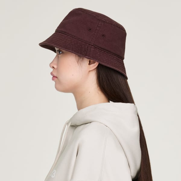 adidas Y-3 Bucket Hat - Burgundy | Free Shipping with