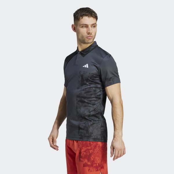 Grau Tennis Paris HEAT.RDY FreeLift Poloshirt