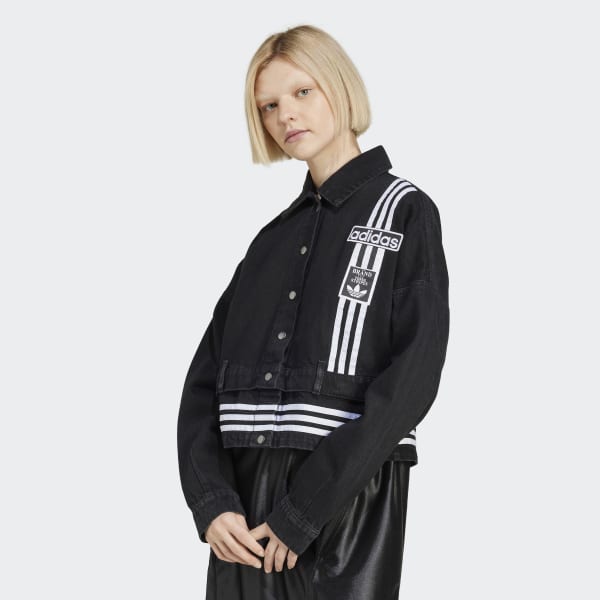 新品M Adidasデニム2-IN-1 トラックトップ　ホワイト　JD5617 新品L adidasデニム2-IN-1 トラックトップ ホワイト JD5617