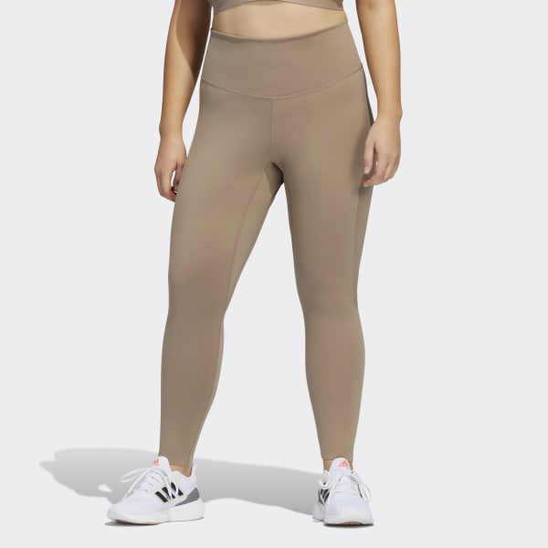 Plus size tan online leggings