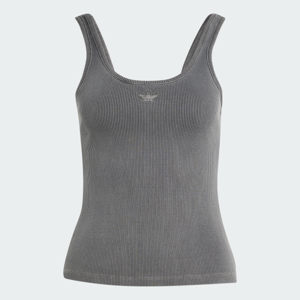 Schwarz ESSENTIALS LINEAR TANKTOP