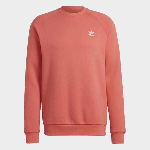 Czerwony Adicolor Essentials Trefoil Crewneck Sweatshirt JKZ50