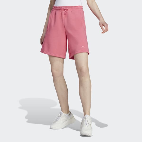 adidas ALL SZN Fleece Shorts - Pink | Women\'s Lifestyle | adidas US