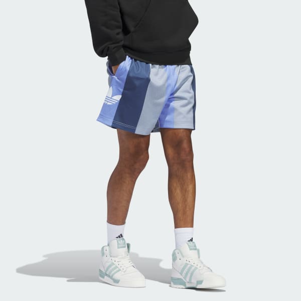 Grey Allover Print Shorts (Gender Neutral)