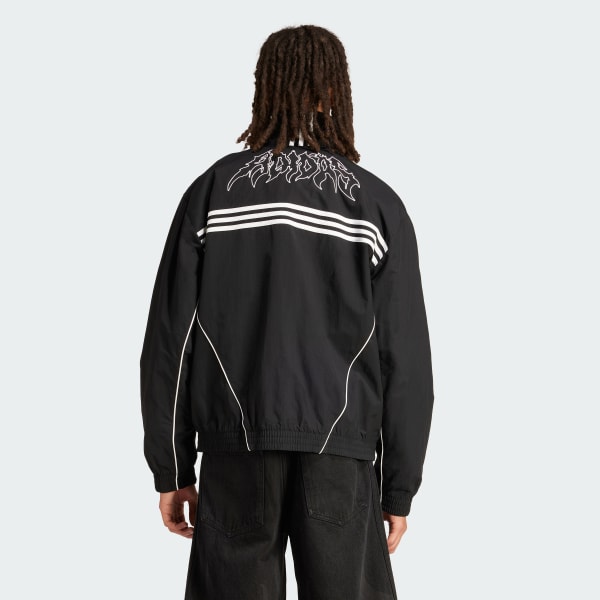 スーパーセール 半額 Jacket Flames adidas - adiClub with Shipping Free | Black ジャケット・アウター