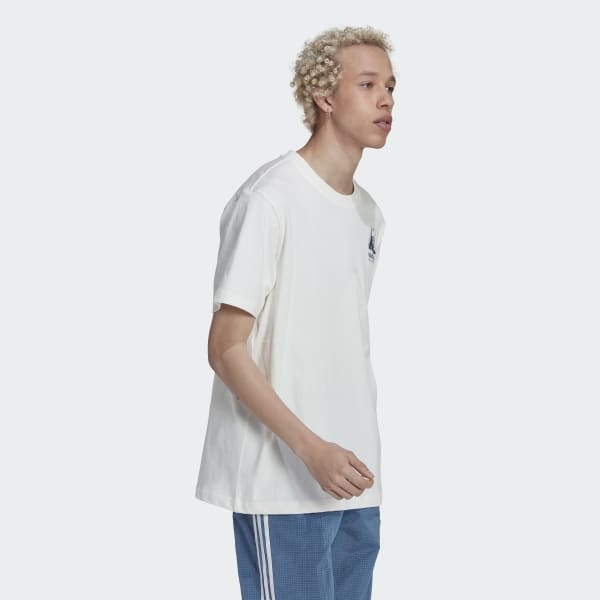 White adidas Adventure Winter Tee