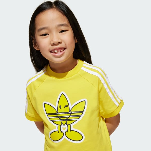 ☆adidas☆  Club Crop Tee White Yellow Cropped_Lace_Trim_Tee_White_II