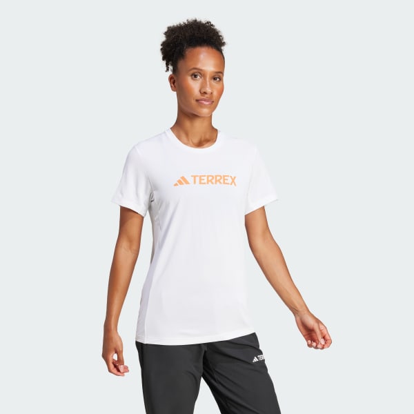 White Terrex Multi Climacool Logo Tech Tee