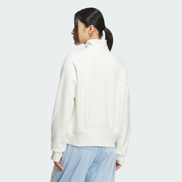 White 여성용 소프트 럭스 루스 재킷