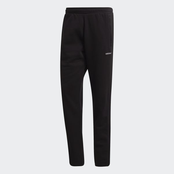 Adidas all black discount track pants
