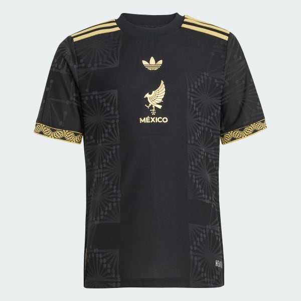 Negro Camiseta Gold México 25 Kids