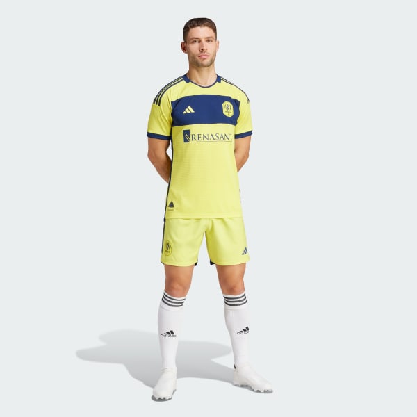 adidas Nashville SC 24/25 Home Authentic Jersey - Yellow adidas Nashville SC 24/25 Home Authentic Jersey - Yellow