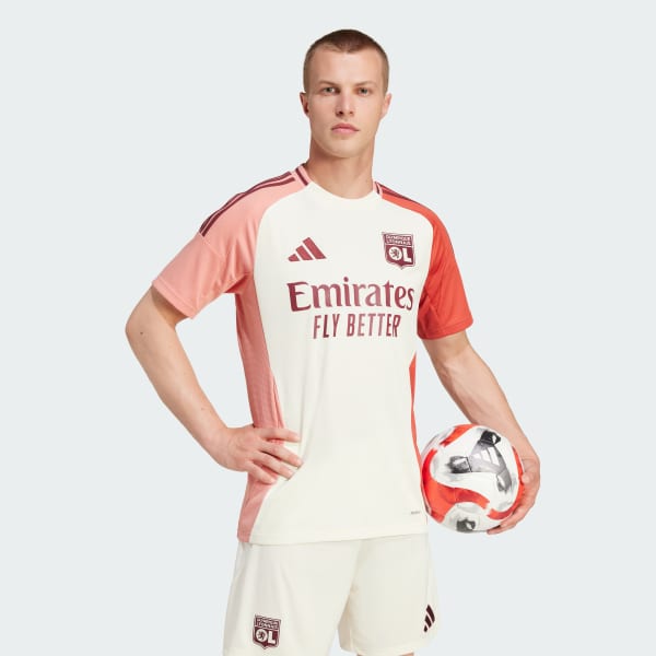 Bege Camisola do Terceiro Equipamento 24/25 do Olympique Lyonnais