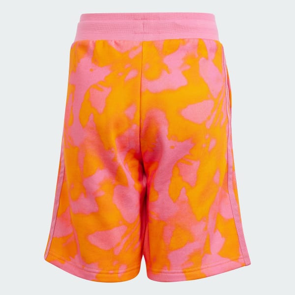 Naranja Shorts Verano Estampado