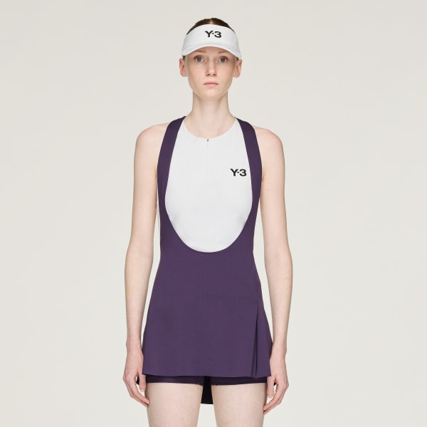 Grigio Y-3 Tennis Pro Cropped Tank Top