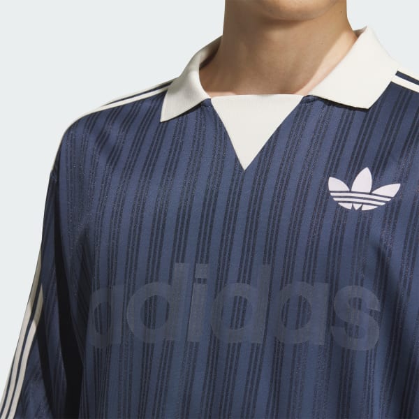 adidas 襟付き長袖 アディダス 襟付きゴーリートップ - ブルー | アディダス ジャパン
