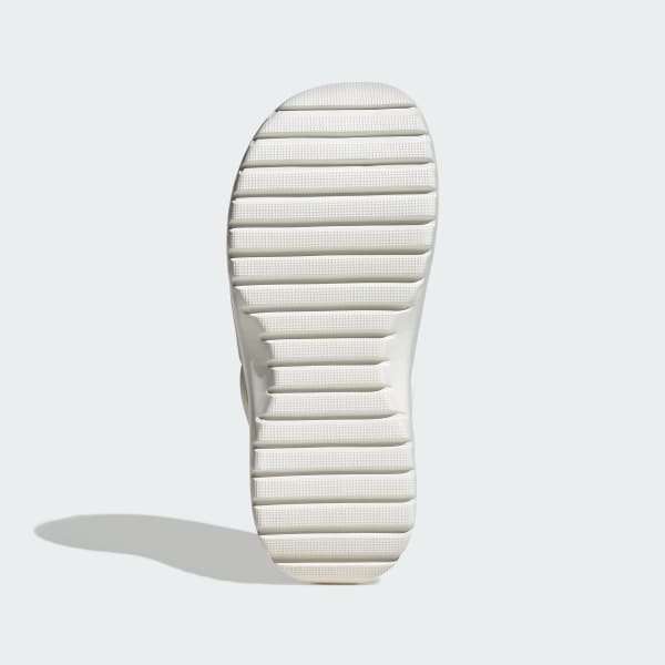 White 아딜렛 플랫폼 클로그