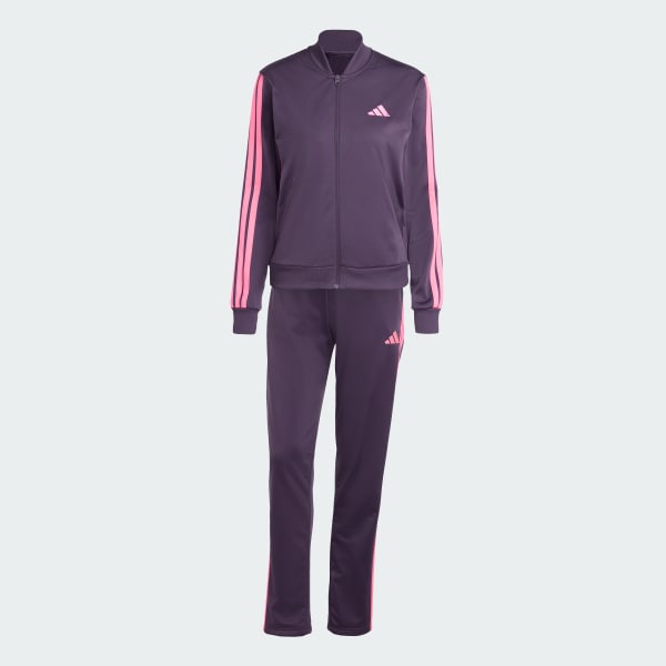 Roxo Agasalho Essentials 3-Stripes