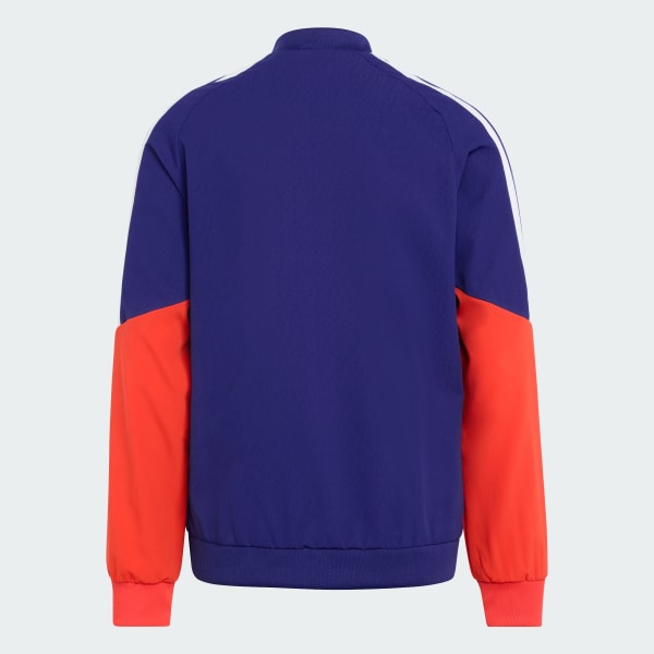 ブルー キッズ サッカー日本代表 ティロ26 プレゼンテーション ジャケット