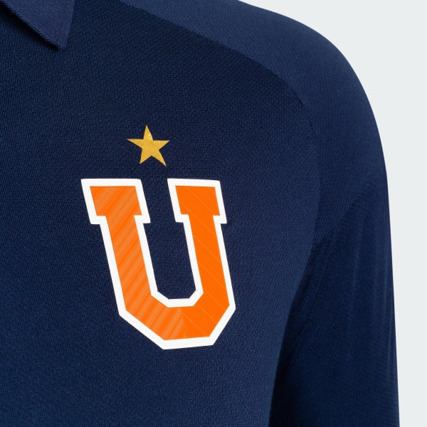 Azul Polera con Cuello Universidad de Chile